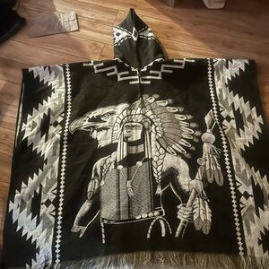 Handmade ALPACA PONCHO, Unisex,